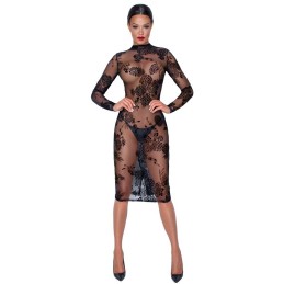 NOIR HANDMADE - TRANSPARENT FLORAL DRESS S