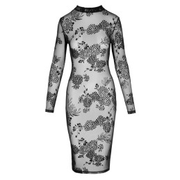 NOIR HANDMADE - TRANSPARENT FLORAL DRESS S