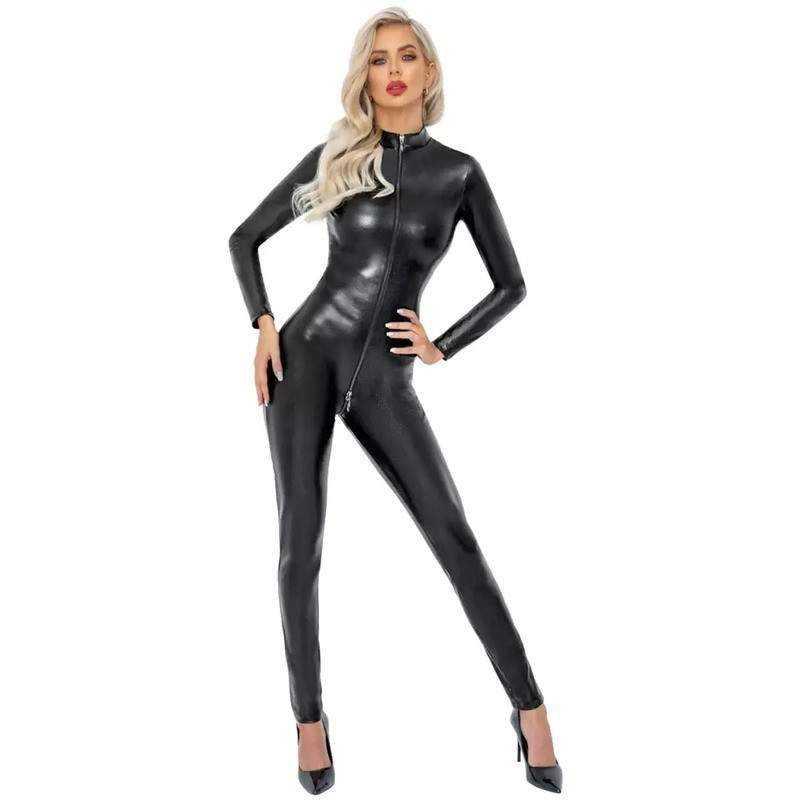 Noir Handmade - Jumpsuit Snake Skin-tight M