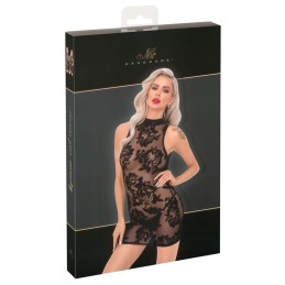 Noir Handmade - Transparent Floral Mini Dress S