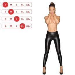 Noir Handmade - Power Wetlook Leggings S