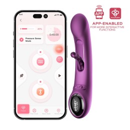 HoneyPlayBox - Tempo-Pressure Sensing App-Controlled Kinky Finger Tapping G-spot Vibrator