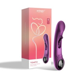 HoneyPlayBox - Tempo-Pressure Sensing App-Controlled Kinky Finger Tapping G-spot Vibrator