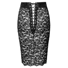 Noir Handmade - Skirt Powerwetlook In Front & Lace In The Back S