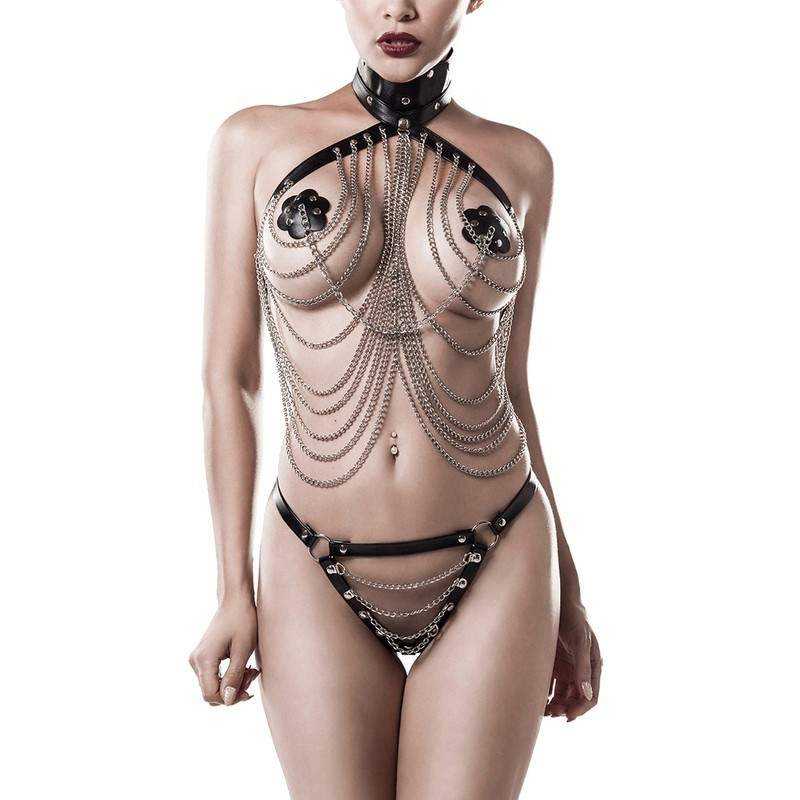 GREY VELVET - THREE PART CHAIN SET XS-L