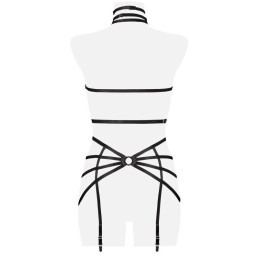 GREY VELVET - 3-PIECE HARNESS SET XS/S