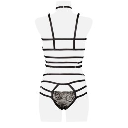 GREY VELVET - 2 PCS HARNESS SET XS/S