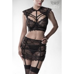 GREY VELVET - EROTIC SET M