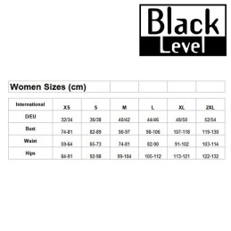 BLACK LEVEL - 2-WAY ZIP VINYL DRESS LACING AT THE BACK S