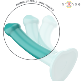 Katie Vibrator Dildo Blue With Suction Cup And Remote Control By Intense