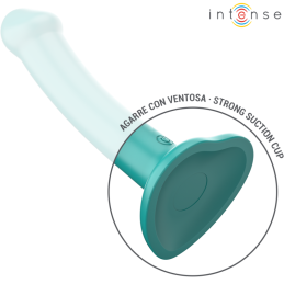 Katie Vibrator Dildo Blue With Suction Cup And Remote Control By Intense