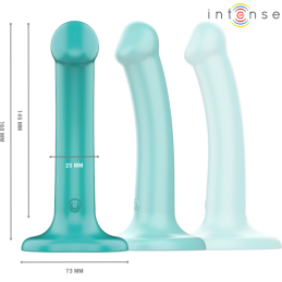 Katie Vibrator Dildo Blue With Suction Cup And Remote Control By Intense