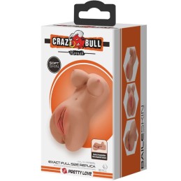 Реалистичный мастурбатор Ханна Вагина и Анус Мулатто от Crazy Bull