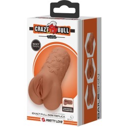 Реалистичный мастурбатор-вагина Scarlet Design с цветами от Crazy Bull