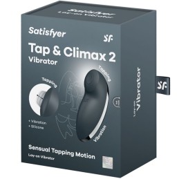 Satisfyer - Tap & Climax 2 Вибратор & Стимулятор Серый