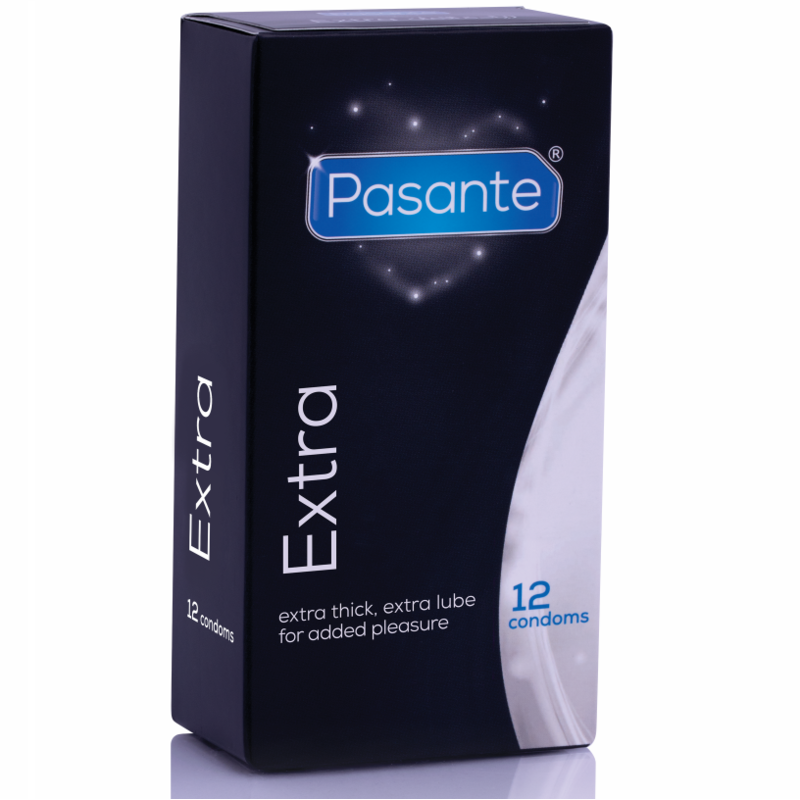 Pasante - Extra Condom Extra Thick 12 Units