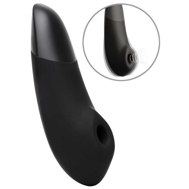 Womanizer - Enhance Pleasure Air Stimulator and Vibrator Black