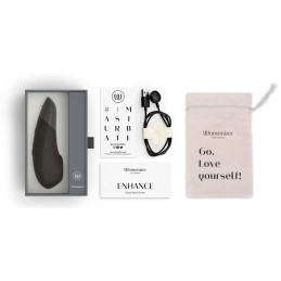 Womanizer - Enhance Pleasure Air Stimulator and Vibrator Black