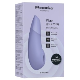 Womanizer - Enhance Pleasure Air Stimulator and Vibrator Purple