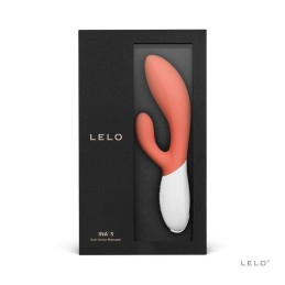 Lelo - Ina 3 Rabbit Vibrator Coral