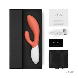 Lelo - Ina 3 Rabbit Vibrator Coral