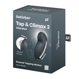 Satisfyer - Tap & Climax 2 Вибратор & Стимулятор Серый