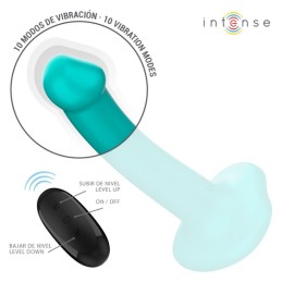 Katie Vibraator-Dildo sinine iminapa ja kaugjuhtimispuldiga By Intense