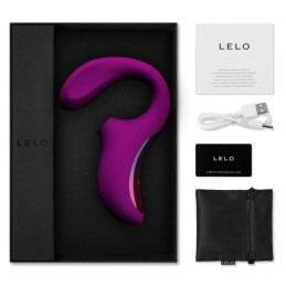 Lelo - Enigma dual stimulation sonic massager deep rose -
