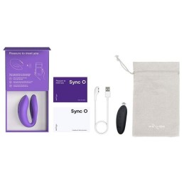 We-Vibe - Sync O app-controlled couples vibrator with loop design purple
