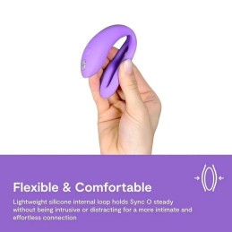 We-Vibe - Sync O app-controlled couples vibrator with loop design purple