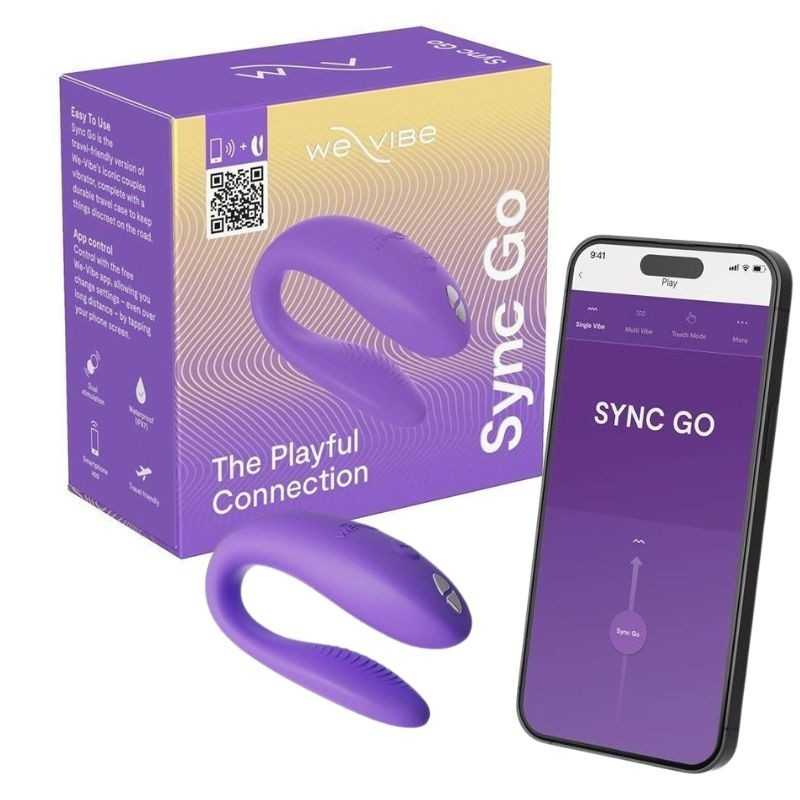 We-Vibe - Sync Go Vibrating Toy for Couples Purple