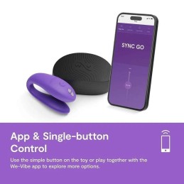 We-Vibe - Sync Go Vibrating Toy for Couples Purple