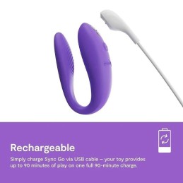 We-Vibe - Sync Go Vibrating Toy for Couples Purple