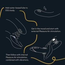 Womanizer - Womanizer OG Pleasure Air Vibrator Black