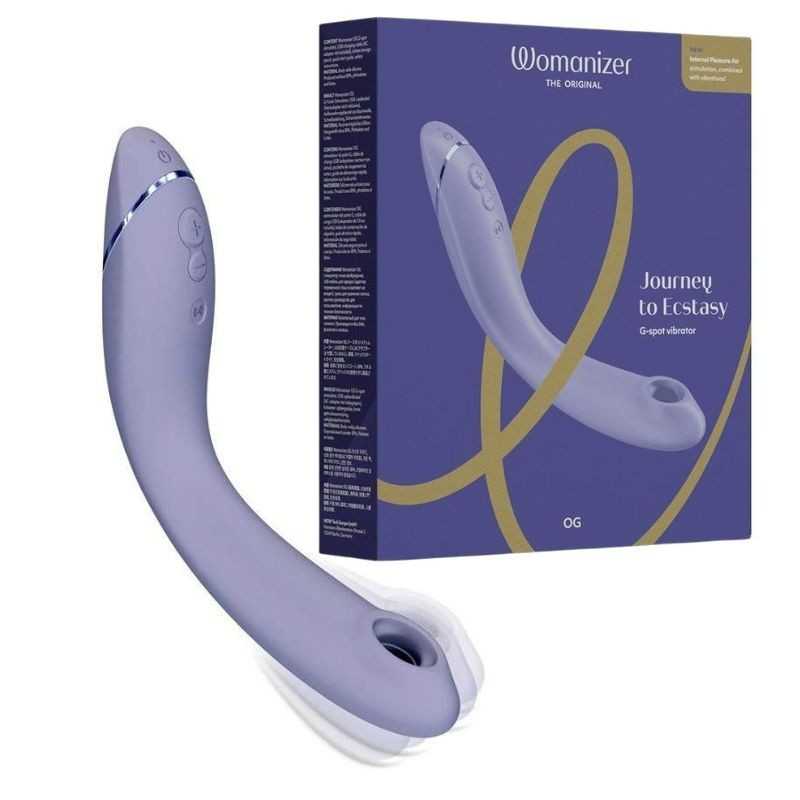 Womanizer OG Vaakumvibraator G-punktile Helelilla