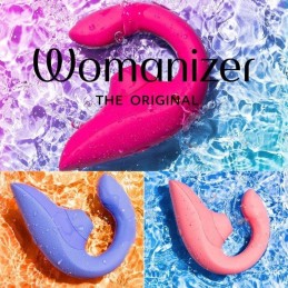 Womanizer - Blend Вибратор И Воздушный Стимулятор Тёмно-розовый