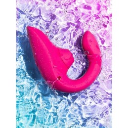 Womanizer - Blend Вибратор И Воздушный Стимулятор Тёмно-розовый