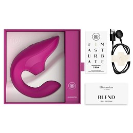 Womanizer - Blend Pleasure Air Rabbit Vibrator Dark Pink