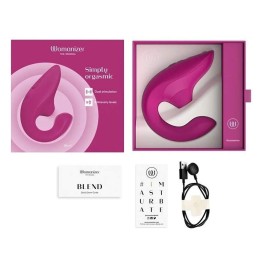 Womanizer - Blend Вибратор И Воздушный Стимулятор Тёмно-розовый