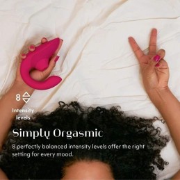 Womanizer - Blend Pleasure Air Rabbit Vibrator Dark Pink