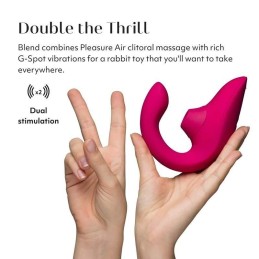 Womanizer - Blend Pleasure Air Rabbit Vibrator Dark Pink