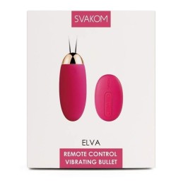 Svakom - Elva Kaugjuhtimisega Vibromuna Ploomipunane