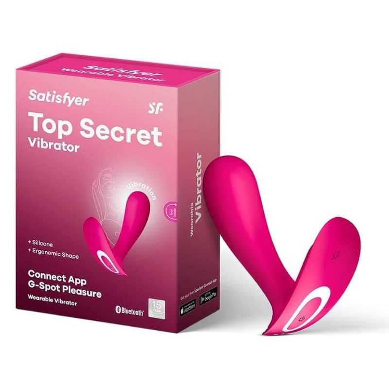 Satisfyer - Top Secret+ Wearable Vibrator Pink