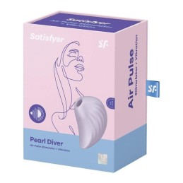 Satisfyer - Pearl Diver Air Pulse Stimulator + Vibration Violet