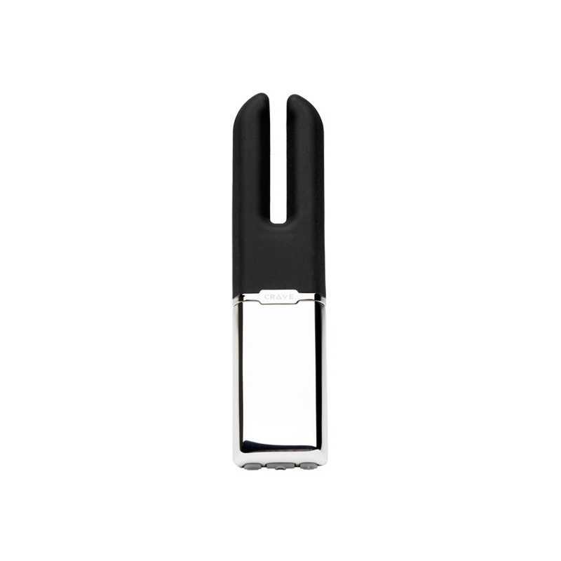 Crave - Duet Vibrator Black
