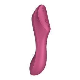 Satisfyer - Curvy Trinity 3 Двусторонний Вакуумный Стимулятор С Вибратором Красный