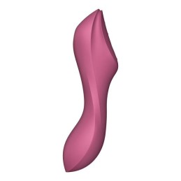 Satisfyer - Curvy Trinity 3 Двусторонний Вакуумный Стимулятор С Вибратором Красный