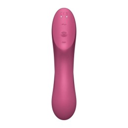 Satisfyer - Curvy Trinity 3 Двусторонний Вакуумный Стимулятор С Вибратором Красный