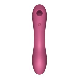 Satisfyer - Curvy Trinity 3 Двусторонний Вакуумный Стимулятор С Вибратором Красный