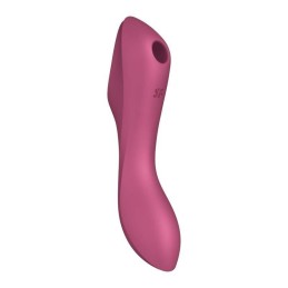 Satisfyer - Curvy Trinity 3 Двусторонний Вакуумный Стимулятор С Вибратором Красный
